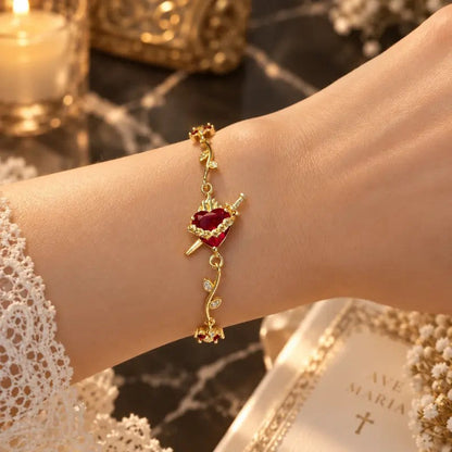 Sacred Heart Vine Bracelet
