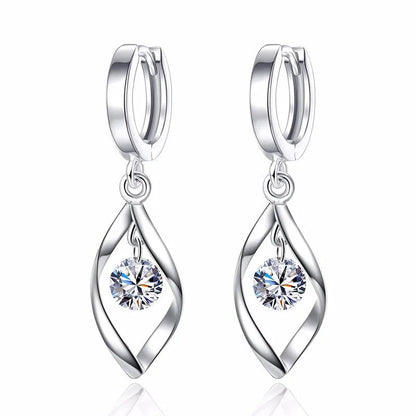 Crystal Water Drop Earrings