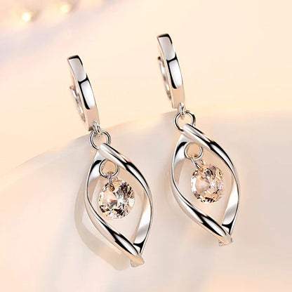 Crystal Water Drop Earrings