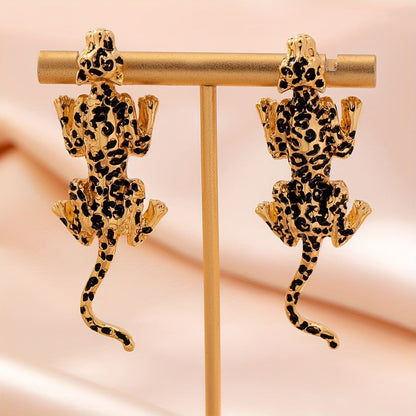 Leopard Statement Earrings