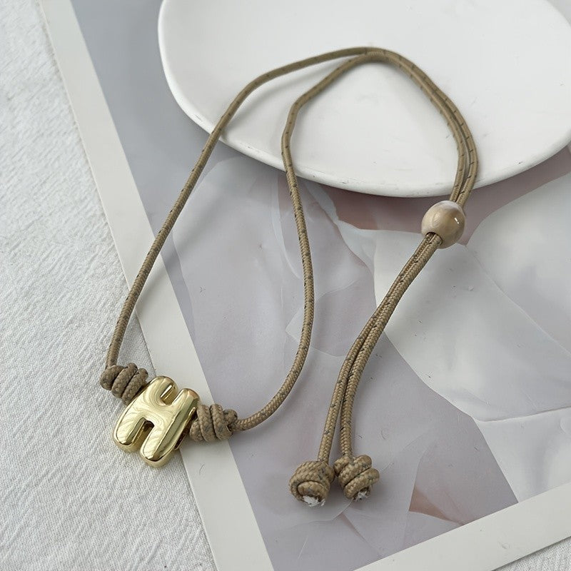 Love Letter Cord Layered Necklace