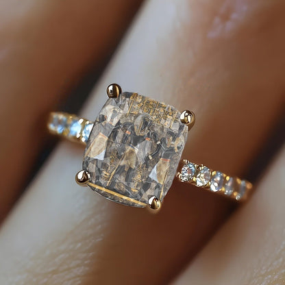 Egyptian Figures Square Ring