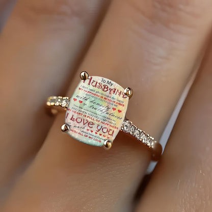 Husband Love Message Ring