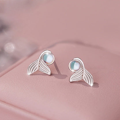 Crystal Fishtail Earrings