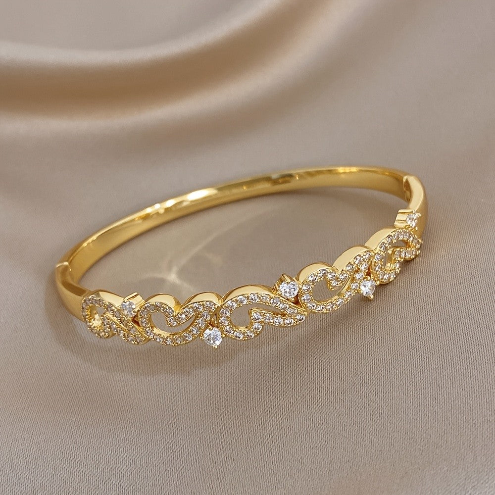 Crystal Cloud Link Bracelet