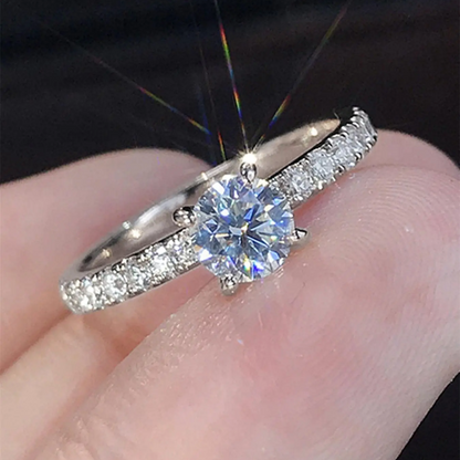 Circle Rhinestone Ring