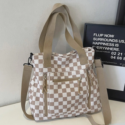 Casual Plaid Bag