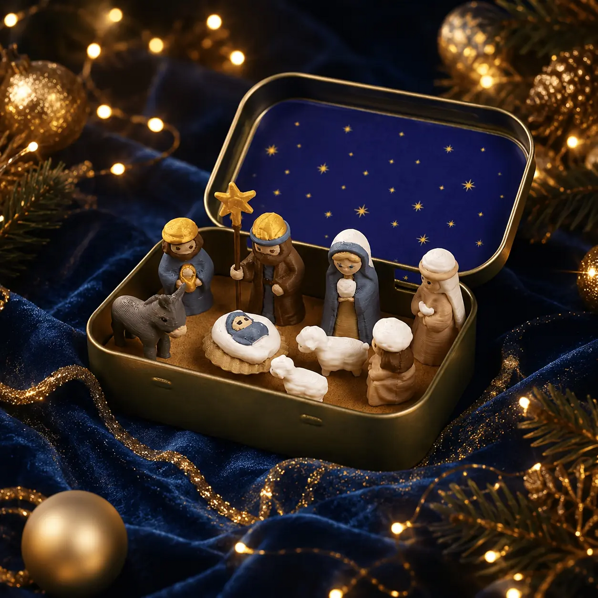 Pocket Size Nativity Scene Set