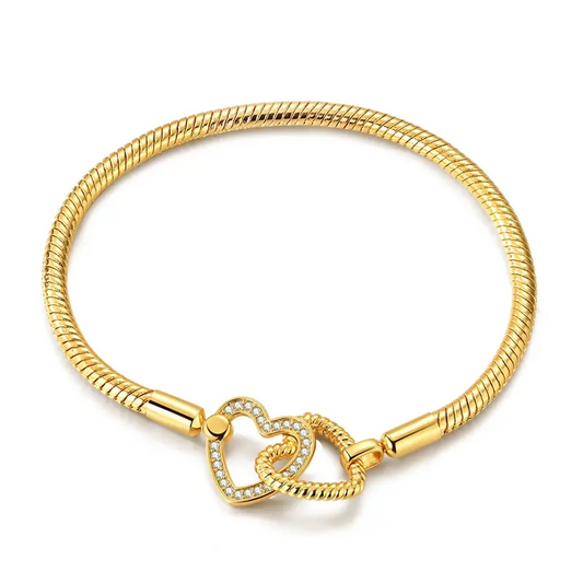 Interlocking Hearts Bracelet