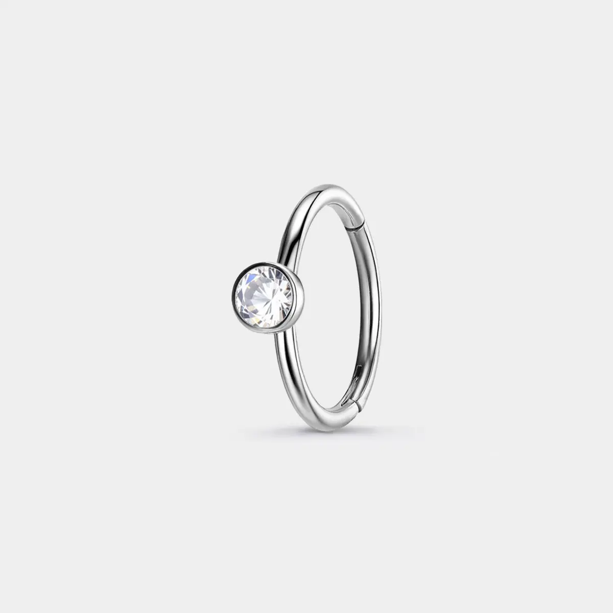 Geometric Hinge Nose Ring