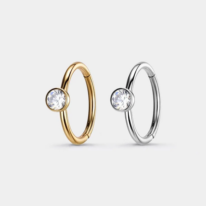 Geometric Hinge Nose Ring