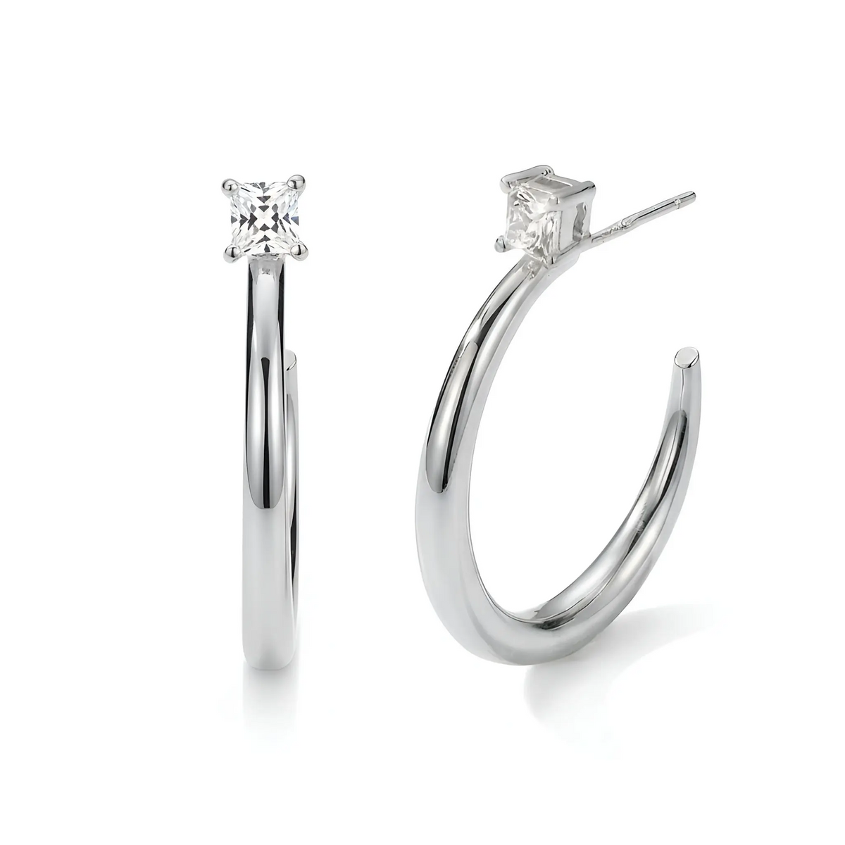 Chunky Hoop Earrings