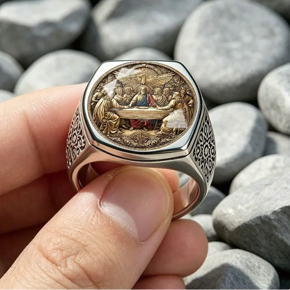 Vintage Classical Portrait Ring