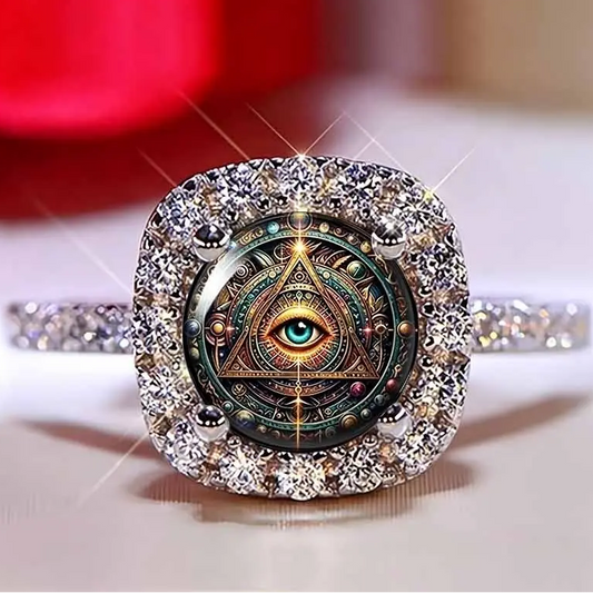 All Seeing Eye Pave Ring