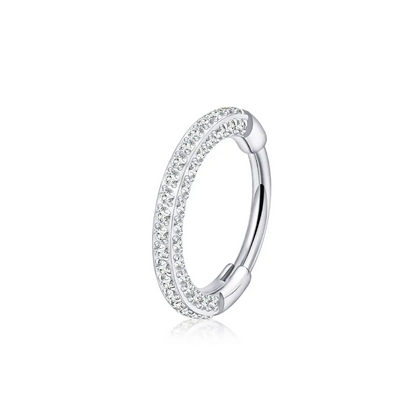 Triple Sided Hinged Nose Ring