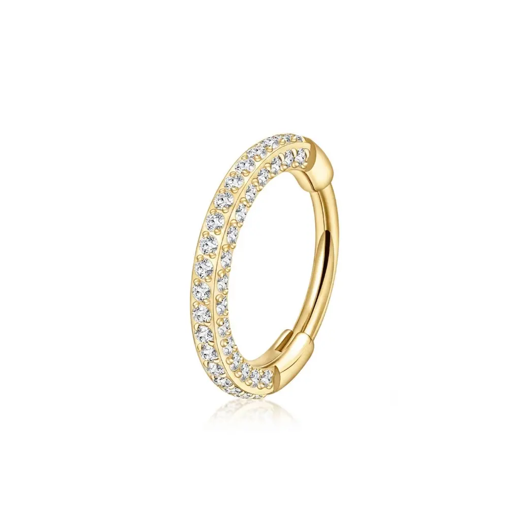 Triple Sided Hinged Nose Ring