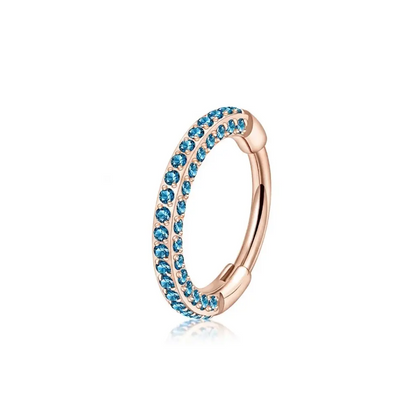 Triple Sided Hinged Nose Ring