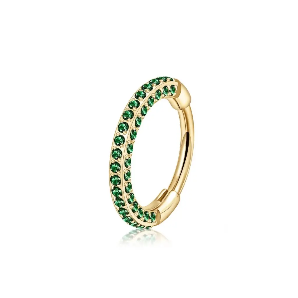 Triple Sided Hinged Nose Ring