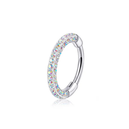 Triple Sided Hinged Nose Ring