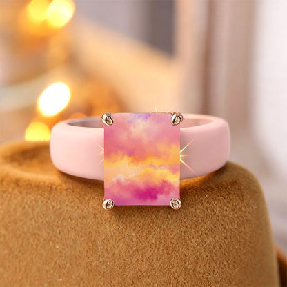 Gradient Clouds Silicone Ring
